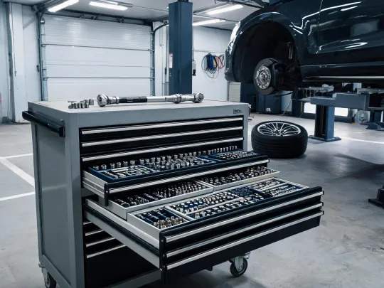 Automotive service bay